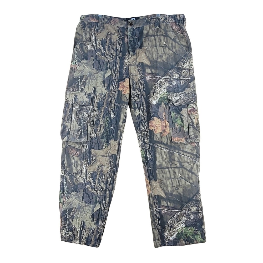 Mossy Oak Cargo Pants Mens 40-42x32 Camo Break-Up Infinity Hunting Outdoor